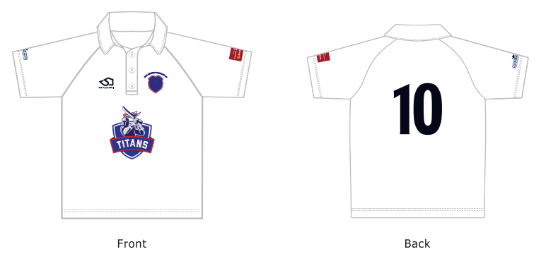 Boys' playing shirt white