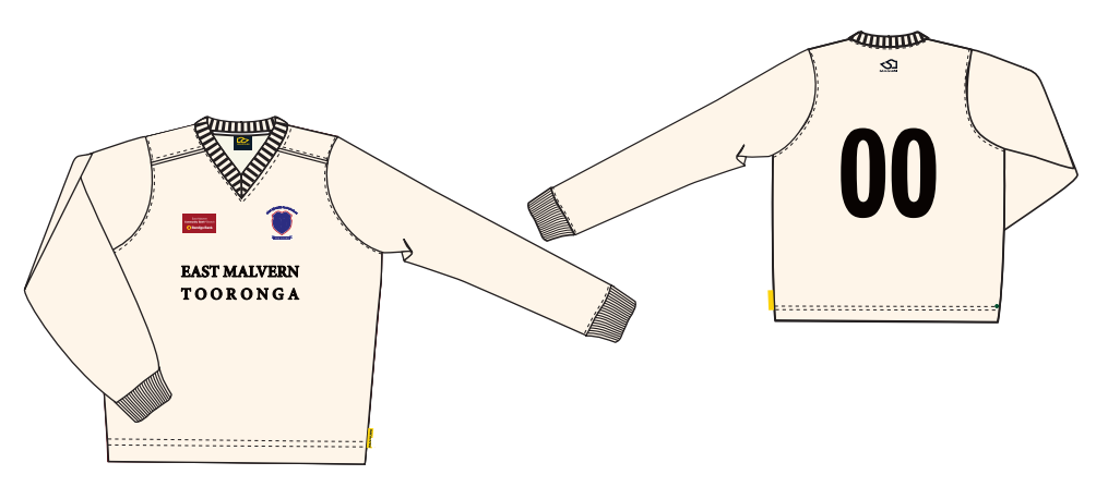 Men's Playing Jumper Cream Long Sleeve
