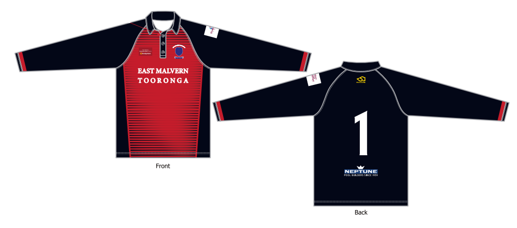 Men's Playing Shirt Coloured Long Sleeve